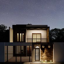 Render de noche. Digital Architecture project by Eduardo Jair Encarnacion Garcia - 06.08.2021