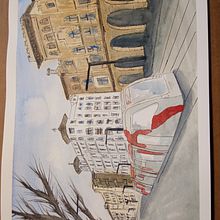 Mi Proyecto del curso: Dibujo arquitectónico con acuarela y tinta . Schițe, Desen, Pictură în acuarelă, Ilustrație arhitecturală, Caiet de schițe & Ilustrație cu cerneală de fjgraciaberne - 01.18.2021
