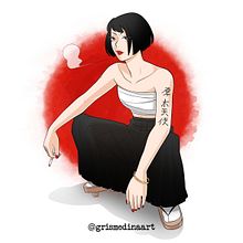 Sukeban Ein Projekt aus dem Bereich Traditionelle Illustration, Design von Figuren, Bildende Künste, Comic, Zeichnung, Anatomische Zeichnung und Manga von Gris Medina - 07.06.2021