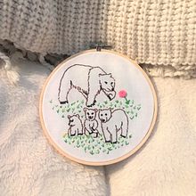 Family of Bears. Embroider project by Rachel - 12.19.2019