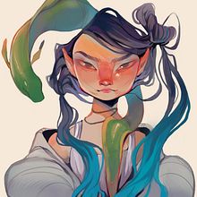 Eal. Traditional illustration project by Yasna Pérez - 06.09.2021