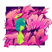 Graffiti Letters. Een project van Traditionele illustratie,  Urban art,  Belettering, Digitale tekening y  Art direction van el waves! - 08.03.2021