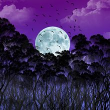 Luna al anochecer. Traditional illustration, and Photograph project by Laura Guerrero Baltasar - 06.09.2021