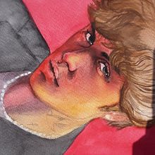 Mi Proyecto del curso: Retrato artístico en acuarela. Un proyecto de Bellas Artes, Pintura, Pintura a la acuarela y Dibujo de Retrato de Alejandra - 09.06.2021