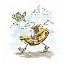 Following the fish . % Flávia Leitão tarafından hazırlanan Geleneksel illüstras, on, Ve Güzel sanatlar projesi - 06.09.2021