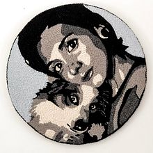 My daughter and her pup. Un proyecto de Bordado de Shannan Edwards - 08.06.2021
