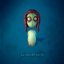 La niña del pasillo. Un proyecto de Ilustración tradicional, Cine, vídeo, televisión, 3D, Animación, Dirección de arte, Diseño de iluminación, Post-producción fotográfica		, Animación de personajes y Animación 3D de David Luengo Torrejón - 10.06.2021