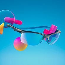 SLASTIK SUNGLASSES. Een project van Motion Graphics, 3D, Animatie y  Art direction van FINO Studio - 10.06.2021