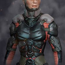 sci-fi major concept. Un progetto di Character design, Design, 3D, Scultura, Modellazione 3D, Arte concettuale, Character design 3D e Progettazione 3D di Cristian Perez - 29.05.2021