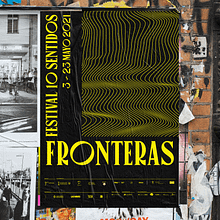 Identidad X Festival 10 Sentidos. Design, Art Direction, and Graphic Design project by Pilar Estrada - 03.20.2021