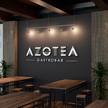 Diseño de logotipo para “Azotea GastroBar”, un nuevo establecimiento ubicado en la localidad costera de Cullera (Valencia).  Este local se diferencia por tener un enfoque desenfadado, en el cual puedes disfrutar de una comida o cena en un ambiente moderno. Un projet de Design , Photographie, Design graphique, Br et ing et identité de Alejandro Prieto Jaime - 11.06.2021