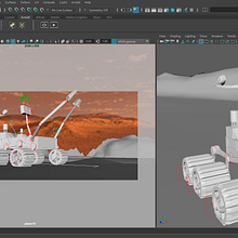 ROBI MARS 1. 3D Modeling, 3D Animation, Creativit, Film, Video, TV, and 3D project by Víctor Quitián Bermejo - 06.11.2021