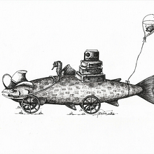 My project in Surrealistic Fineliner Illustration course. Traditional illustration, Pencil Drawing, Drawing, Realistic Drawing, Artistic Drawing & Ink Illustration project by S. Teabo - 06.06.2021