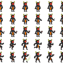 Mi Proyecto del curso: Animación de personajes en pixel art para videojuegos . Character Animation, Video Games, Pixel Art, and Game Development project by Adriel Gustavo Monzon - 06.11.2021
