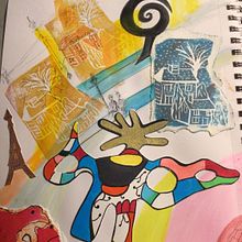My project in Pictorial Sketchbook in Gouache Mixed Media. Traditional illustration, Sketching, Drawing, Architectural Illustration, Sketchbook, and Gouache Painting project by Arlene Serpico - 06.09.2021