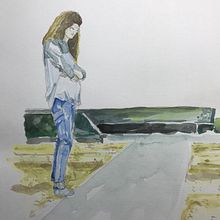 Studi acquerello. Traditional illustration, Sketchbook, and Watercolor Painting project by Davide Balossi - 06.11.2021