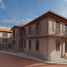 Renderizado para Restauración de la Embajada de Francia. Design, Traditional illustration, 3D, Architecture, Photograph, and Post-production project by Anayansi Corona - 06.11.2021