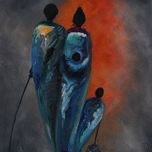 Title: The Journey Ein Projekt aus dem Bereich Bildende Künste und Ölmalerei von Mustapha Salaudeen - 23.05.2020