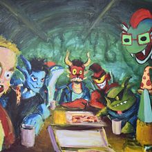 The M(onster)-Team. Un proyecto de Pintura y Diseño de personajes de Ángel Aranda - 28.04.2021