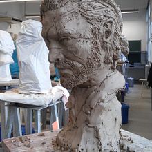 Retrato de Venom Snake. Un proyecto de Escultura de Ángel Aranda - 12.06.2021