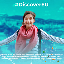 #DiscoverEU - Free Interrail for Young Europeans. Advertising, Digital Marketing, Mobile Marketing, and Marketing project by Philip Weiss - 06.12.2021