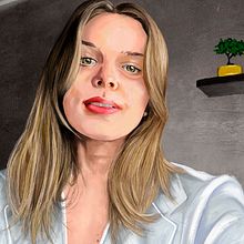 Mi Proyecto del curso: Retratos pictóricos con técnicas digitales. Projekt z dziedziny Ilustracja c, frowa, Portret, Malarstwo c i frowe użytkownika Victor Manuel Pezzano Barros - 12.06.2021