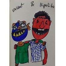 Ekar, Vincent e Hipólito nacen. Un proyecto de Ilustración tradicional, Creatividad, Dibujo y Creatividad con niños de Ekar Vera - 12.06.2021