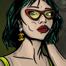 Mysterious. Un proyecto de Bellas Artes, Ilustración tradicional, Dibujo digital y Dibujo de Angela Langlais Gómez - 12.06.2021