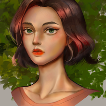 My project in Digital Fantasy Portraits with Photoshop course. Traditional illustration, Drawing, Digital Illustration, Portrait Drawing, Digital Drawing, and Digital Painting project by Carmen Cheang Kai Yee - 06.13.2021