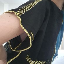 Meu projeto do curso: Design de peças de roupa artesanais do zero. Arts, Crafts, Fashion Design, Embroider, Sewing, and DIY project by symontenegro - 06.13.2021