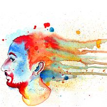 Mon projet du cours : Portraits à l'aquarelle expressifs. Ilustração tradicional, Artes plásticas, Pintura, Pintura em aquarela, e Desenho de retrato projeto de m_mira - 13.06.2021