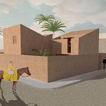 Mi Proyecto del curso: Representación gráfica de proyectos arquitectónicos. Architecture, Graphic Design, Interior Architecture, Interior Design, L, scape Architecture, Collage, Digital Architecture, and Architectural Illustration project by Samantha Moreno - 06.13.2021