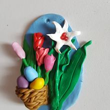 Mini wall hangings for doll rooms (polymer clay). Un progetto di Artigianato e Creatività di Valerie Suwanseree - 14.06.2021