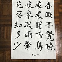 My project in Introduction to Chinese Calligraphy course. Un proyecto de Caligrafía de cpeakhung - 10.06.2021