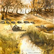 My project in Natural Landscapes in Watercolor course. Un progetto di Belle arti, Pittura e Pittura ad acquerello di Dana Doubravka Mikulcová - 13.06.2021
