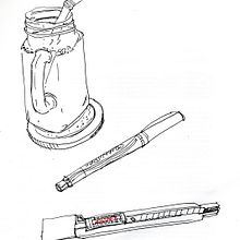 Daily Sketch. Drawing, Traditional illustration, Sketching, Sketchbook, and Creativit project by Sandy Newman - 06.14.2021