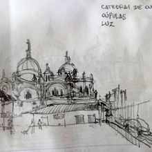 Paisajes de Ecuador. Ilustração tradicional, Esboçado e Ilustração arquitetônica projeto de Martina Rocca - 15.06.2021
