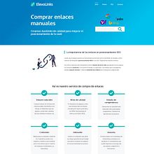 ElevoLinks, creación de backlinks manuales . Design web de Rayco Jorge - 01.07.2021