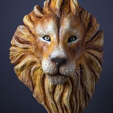 Escultura comestible de un león en chocolate moldeable. Un proyecto de Creatividad, Escultura y Modelado 3D de Marc Suárez - 15.06.2021