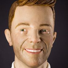 Rostro masculino en chocolate moldeable. Un proyecto de Creatividad, Escultura y Modelado 3D de Marc Suárez - 15.06.2021