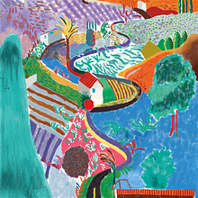 "Paisaje", David Hockney. . Un proyecto de Pintura digital de jpascualripa - 15.06.2021