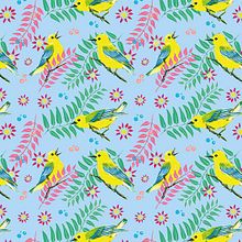 Aves / Reinita Cabecidorada . Un projet de Création de motifs de María Andrea Pinzón - 05.07.2020