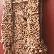 Mi Proyecto del curso: Macramé: crea prendas de ropa únicas. Accessor, Design, Arts, Crafts, Fiber Arts, and Macramé project by Paola Sánchez - 06.16.2021