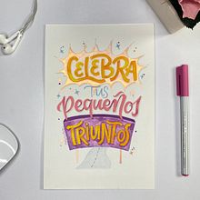Mi Proyecto del curso: Lettering en acuarela a todo color. Lettering, Watercolor Painting, H, and Lettering project by Maria Andrea Suarez Garcia - 06.16.2021