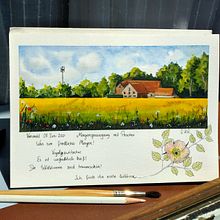 Mein Kursprojekt: Aquarellreiseheft. Traditional illustration, Watercolor Painting, Architectural Illustration, and Sketchbook project by e_m_r - 06.17.2021