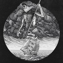 Streetlight Manifesto- Poseidon t-shirt. Un progetto di Illustrazione tradizionale di Philip Harris - 31.01.2021