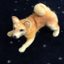 My project in Needle Felting Animal Creation course. Projekt z dziedziny Craft, Projektowanie zabawek i  Tkactwo użytkownika samikriss - 17.06.2021