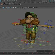 My project in Advanced Techniques for Rigging and Deformation course. Un progetto di Animazione, Rigging e Animazione di personaggi di Catalin Alexandru Chifan - 11.06.2021