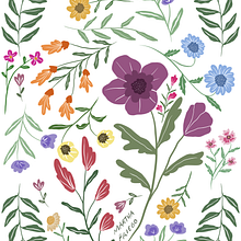 Las flores. Un progetto di Illustrazione tradizionale di martha_priego - 02.05.2021