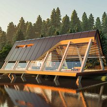 Prism Lake House . Un progetto di Architettura, Architettura d'interni e Illustrazione tradizionale di Ehab Alhariri - 17.06.2021